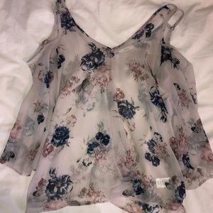 Light Pink Flower Blouse